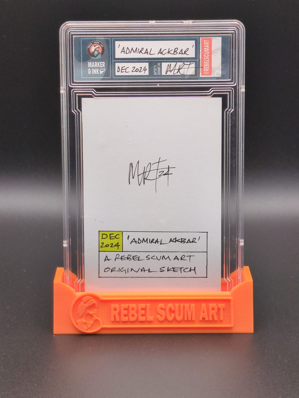 Admiral Ackbar sketch card - Image 2