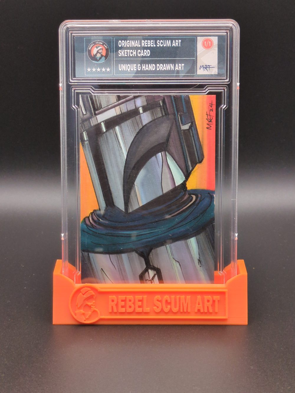 Mandalorian sketch card 'Mando'