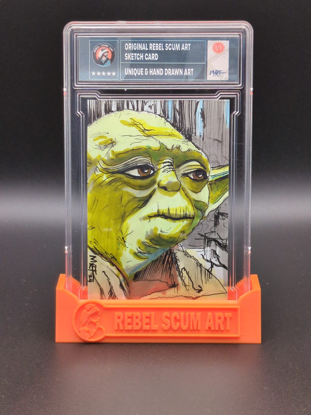 Yoda sketch card