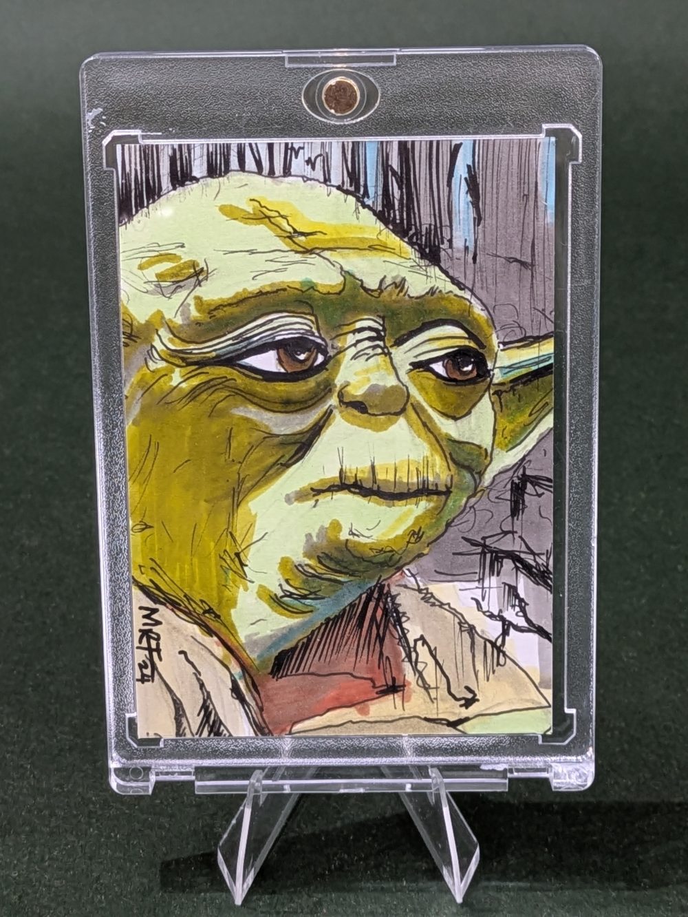 Yoda sketch card