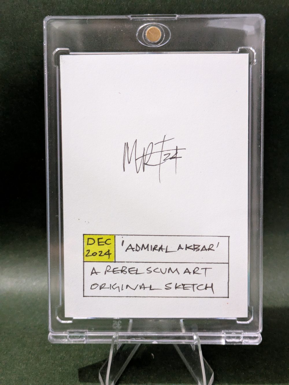 Admiral Akbar sketch card - Image 3