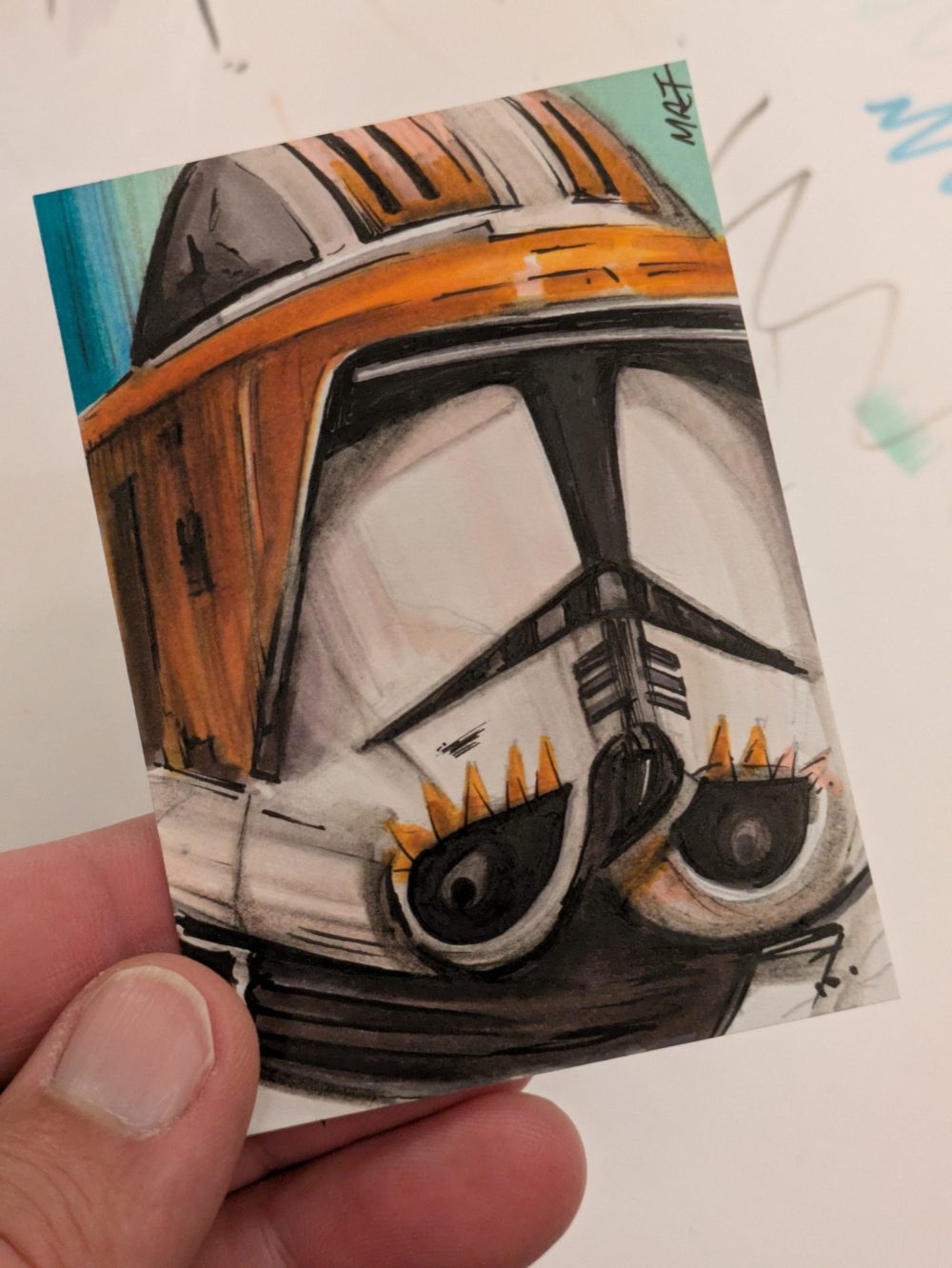 Commander Cody sketch card - Image 5