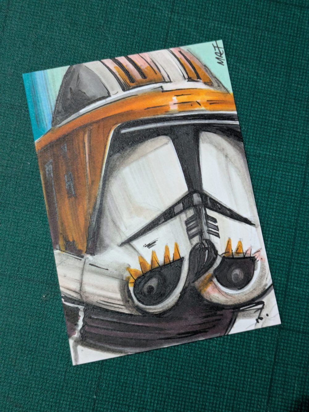 Commander Cody sketch card - Image 3