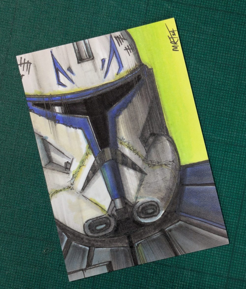 Captain Rex sketch card - Image 3