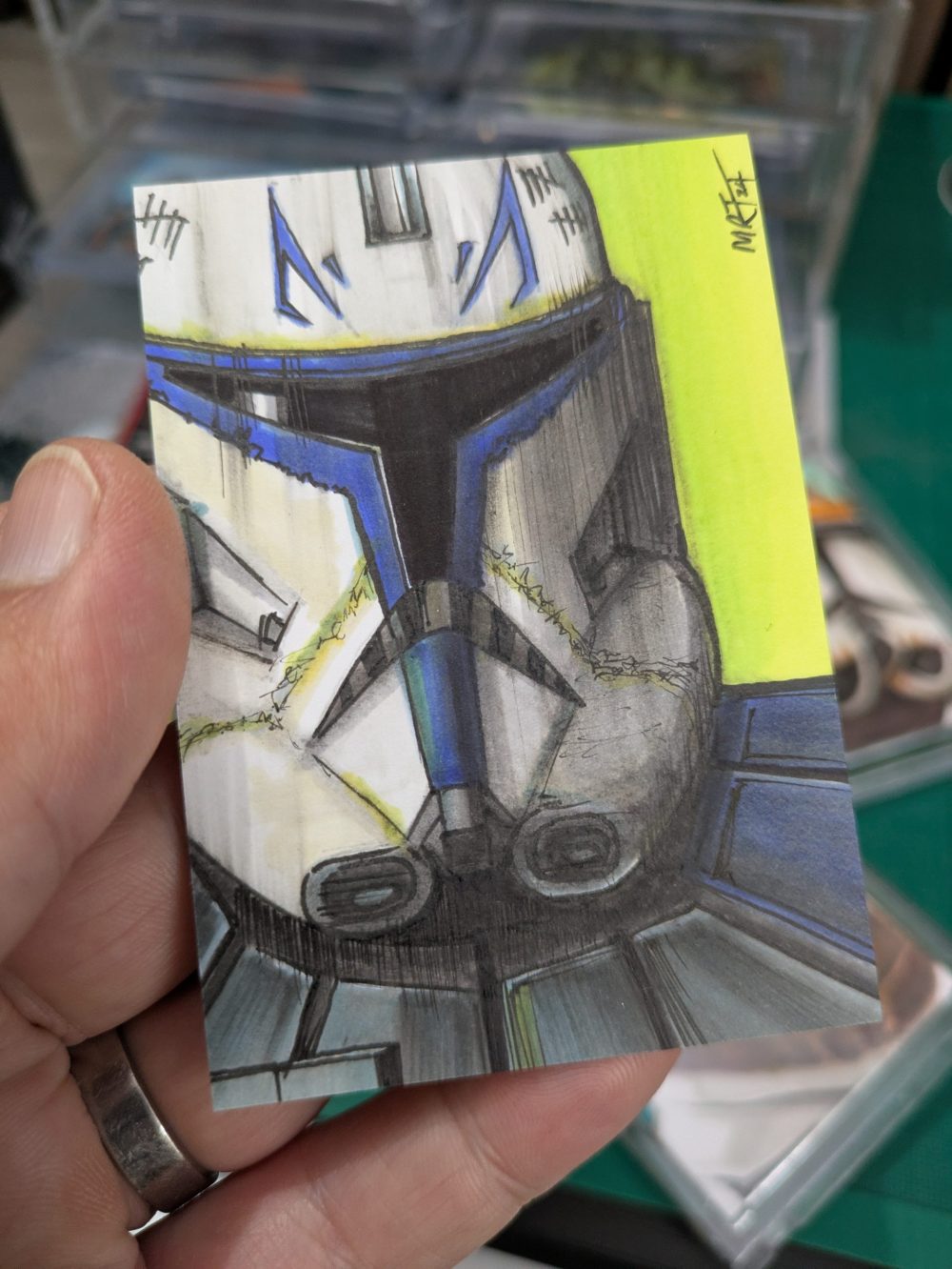 Captain Rex sketch card - Image 4