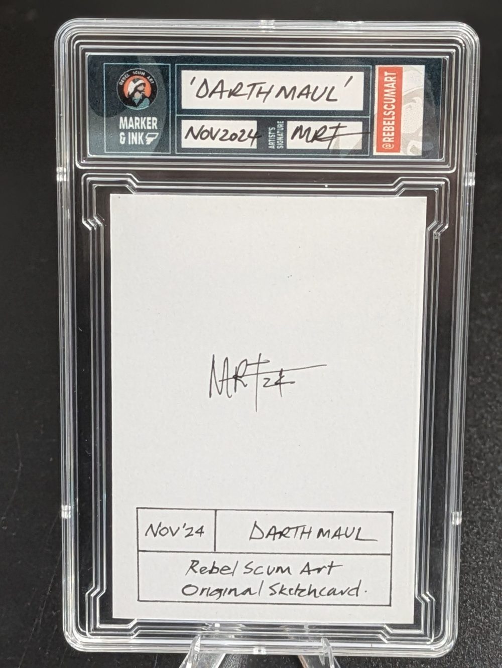 Darth Maul sketch card - Image 2