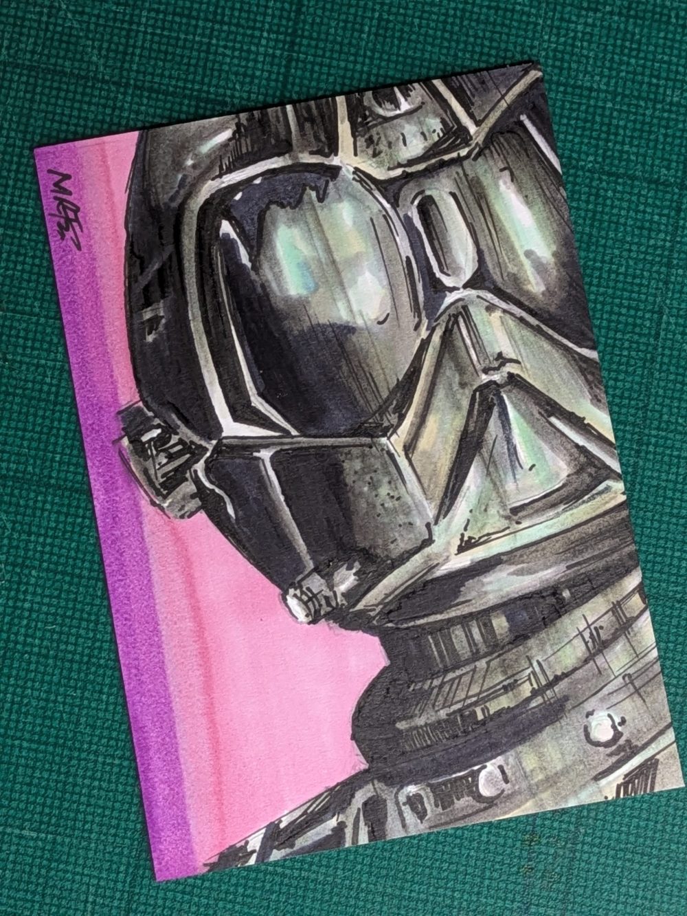 Sandcrawler Droid sketch card - Image 3