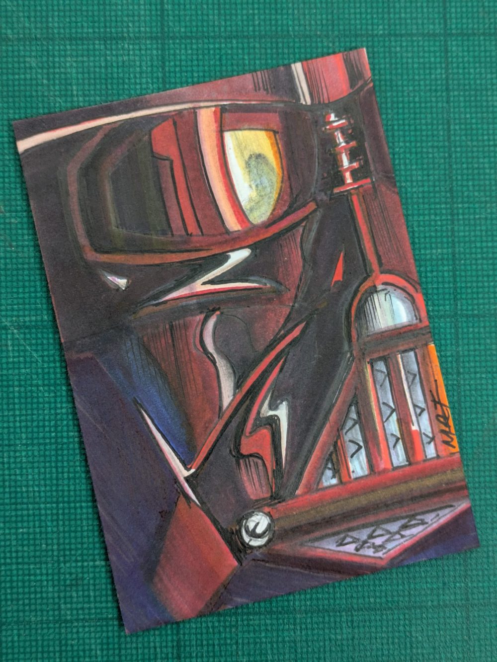 Darth Vader sketch card - Image 4