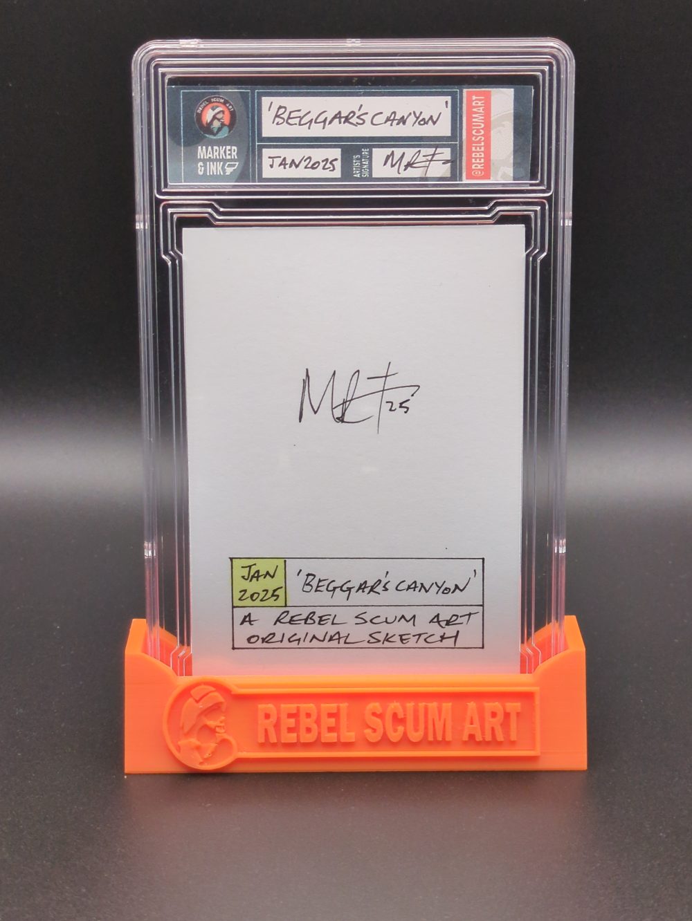 Luke Skywalker sketch card - Image 2