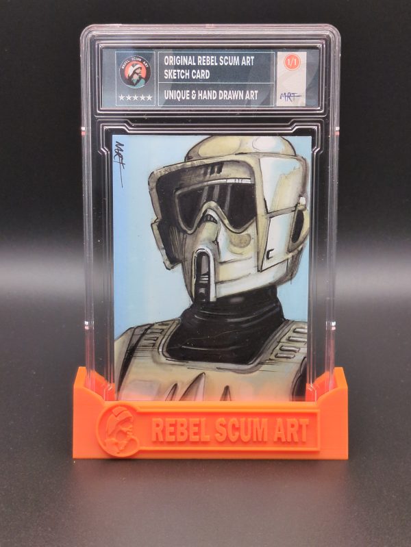 Biker Scout sketch card