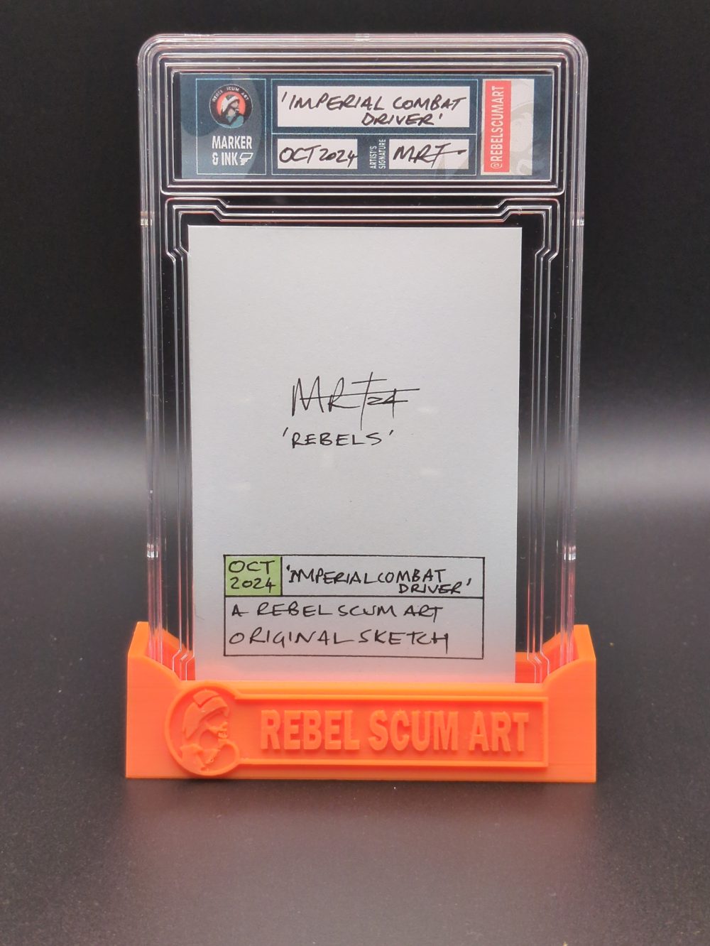 Imperial Galactic Driver sketch card - Image 2