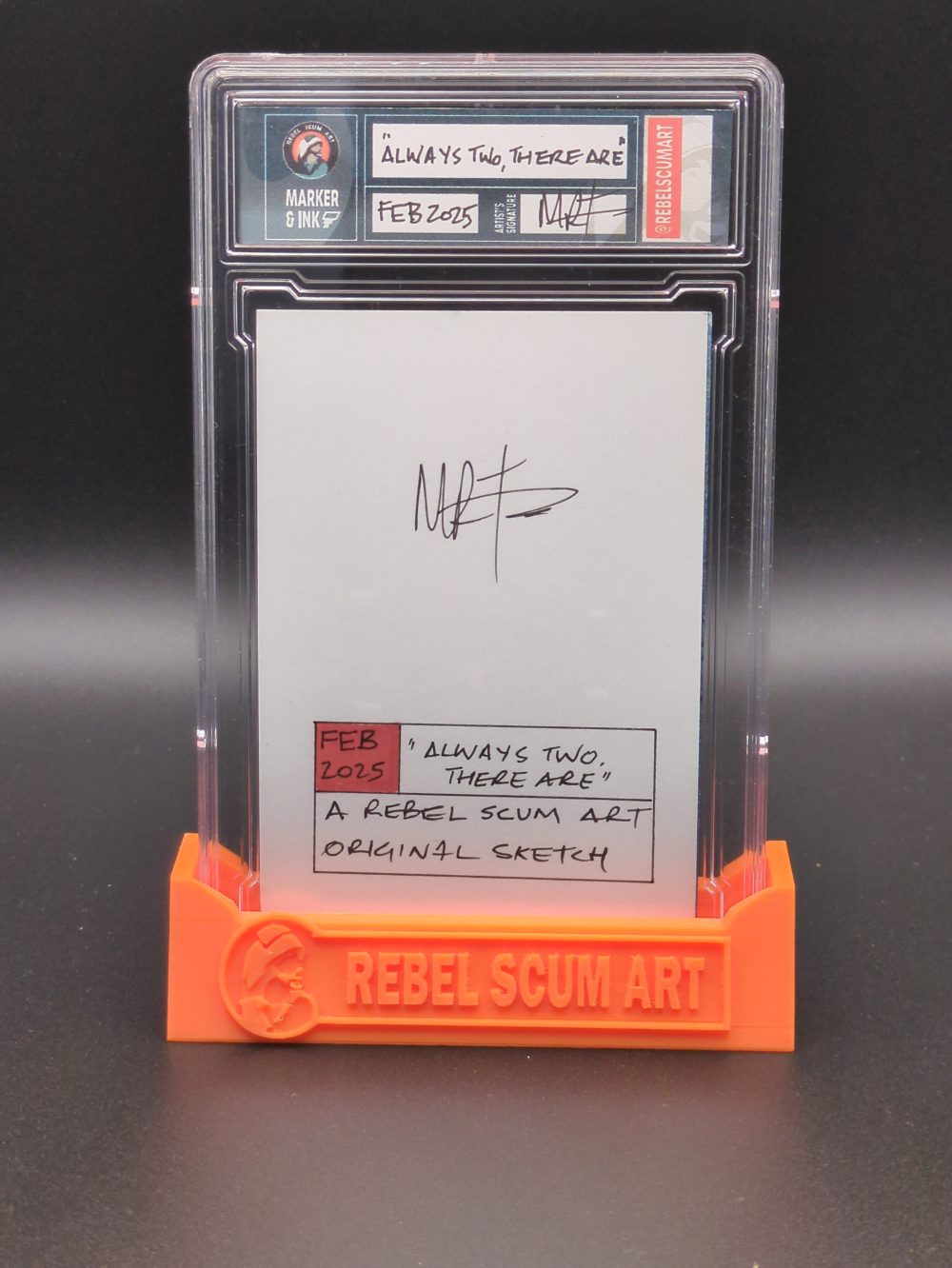 Darth Maul sketch card - Image 3