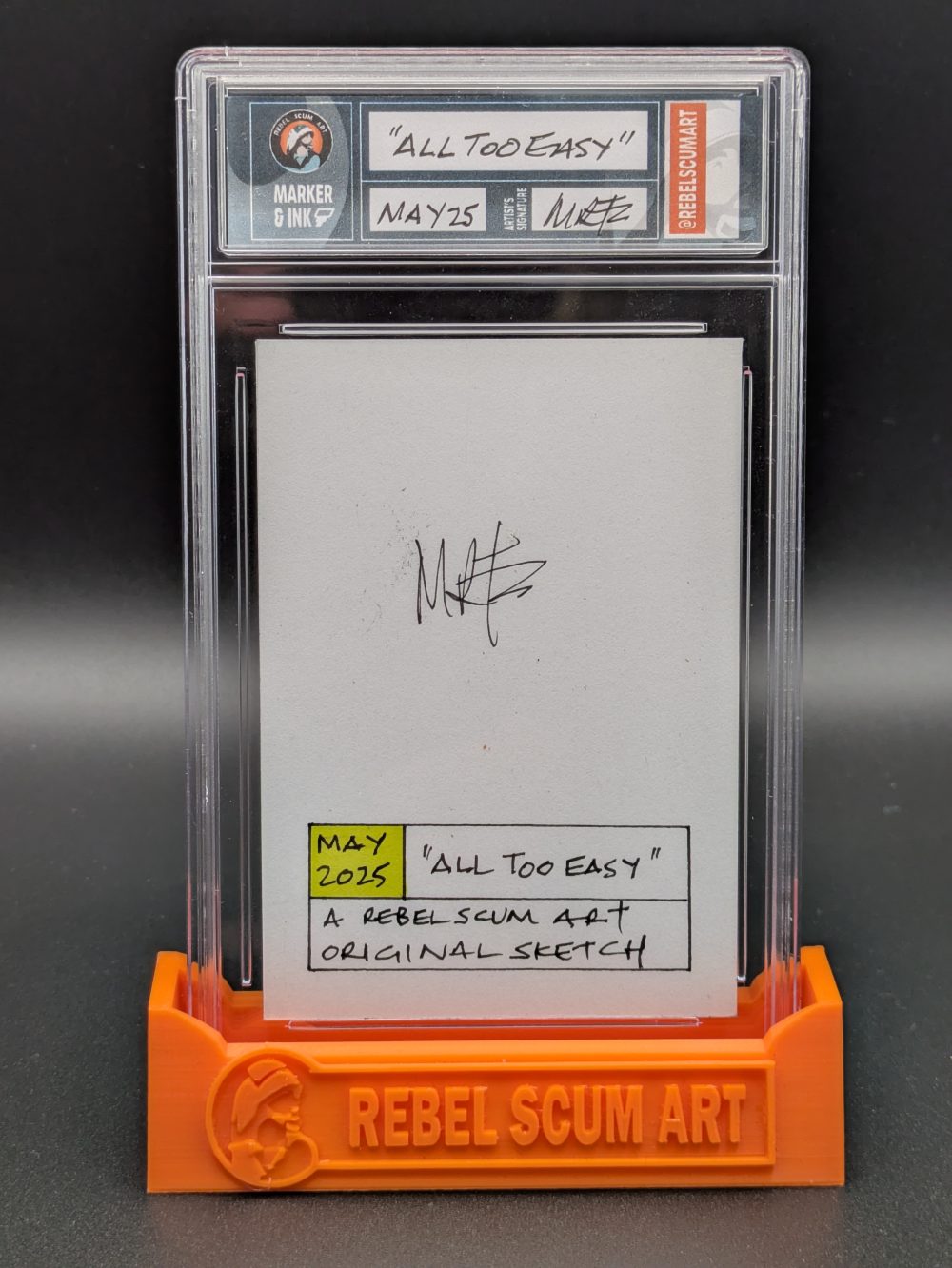 Vader & Luke Duel sketch card - Image 4