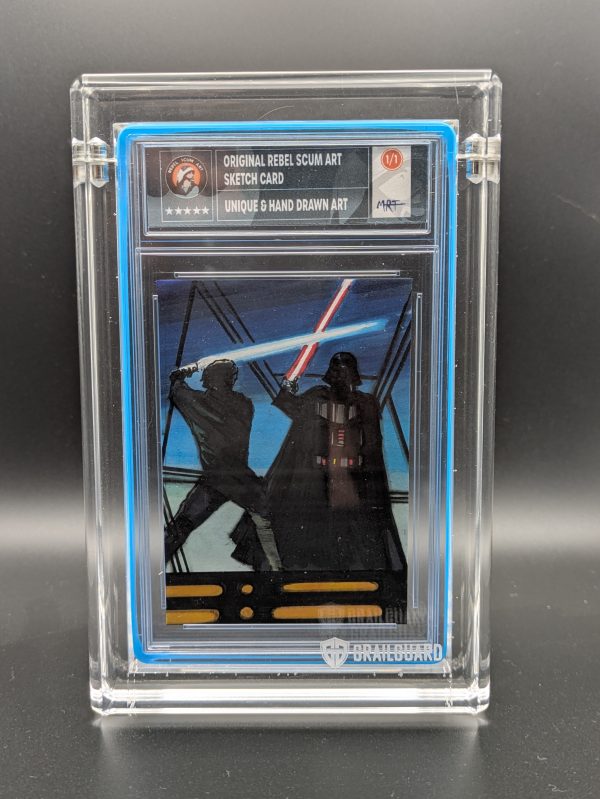 Vader & Luke Duel sketch card